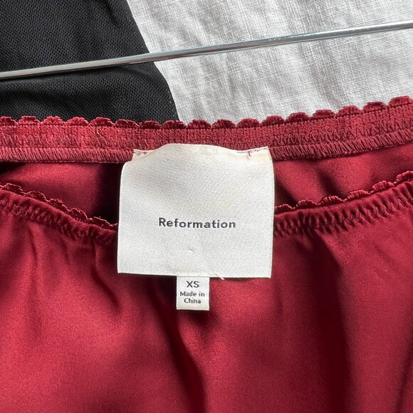 Reformation Brandy Satin Skirt - Picture 4 of 5